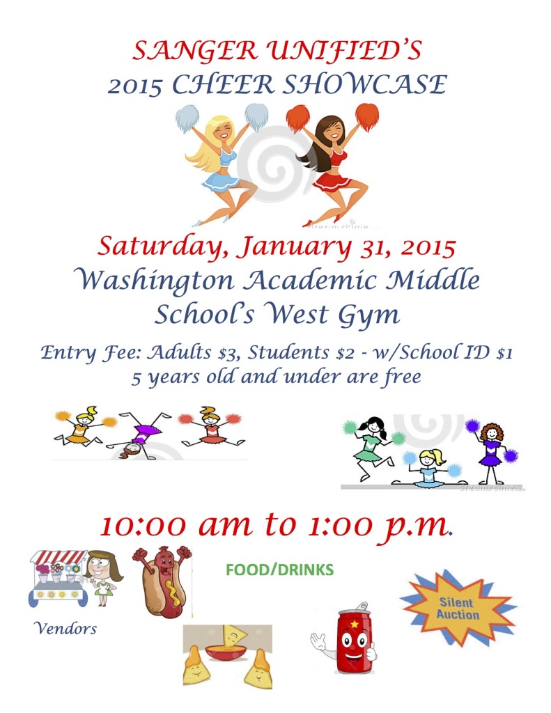 Sanger Unified's 2015 Cheer Showcase The Sanger Scene