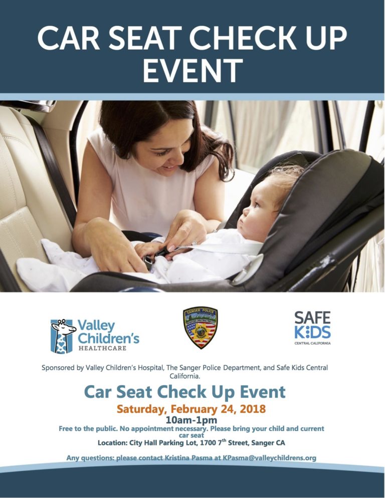 Car Seat Check Up Event The Sanger Scene