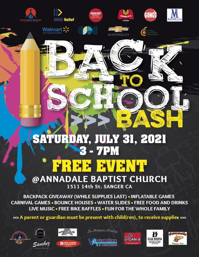Annadale Baptist Church Free Back To School Bash The Sanger Scene